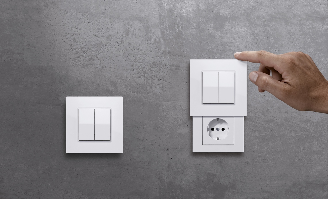 Lighting technology: The hidden socket with a Friends of Hue switch