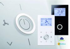 Multi-function with appealing design: EasySens “Joy SR FUNK” fancoil/room controller