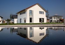 Smartes Musterhaus im schwäbischen Alpenvorland